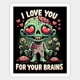 Valentine's Zombie Magnet